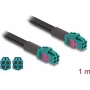 Koaksiaalkaabel DeLOCK 90117 1 m Mini FAKRA Z Aqua