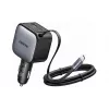 Auto laadija UGREEN Nexode EC603 90W 3-ühes, 1x USB-C, 1x USB-A ja 70 cm sissetõmmatav USB-C-kaabel, QC 3.0 PD 3.0