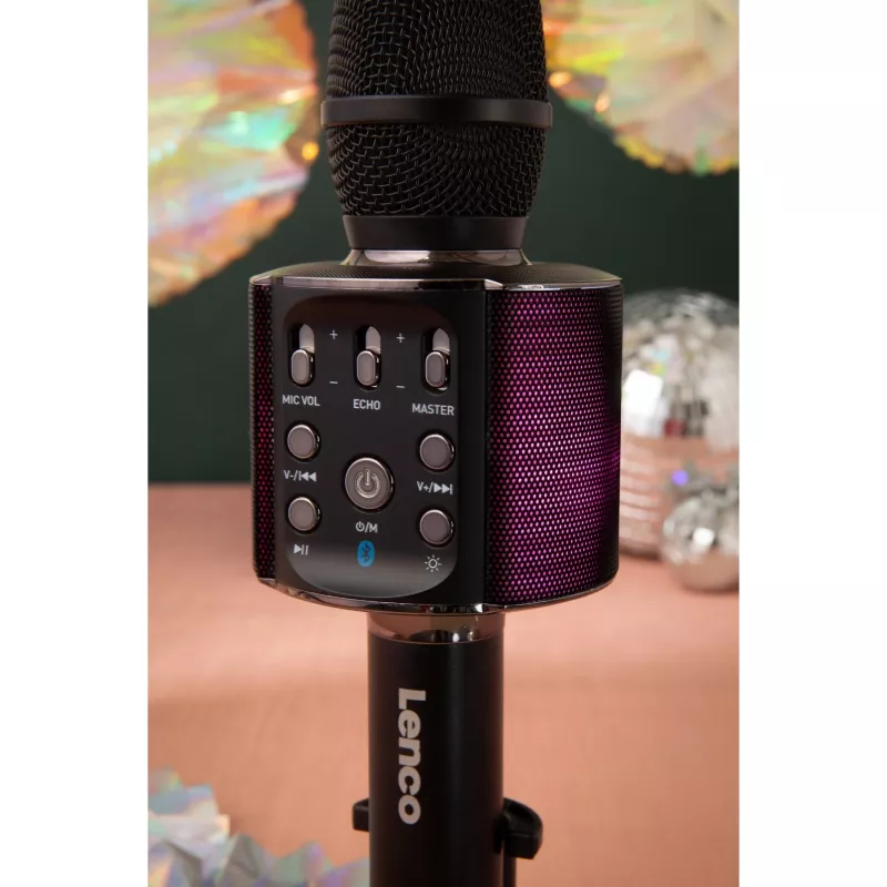 LENCO BMC-090 karaoke microphone, black