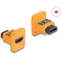 DeLOCK D-tüüpi moodul HDMI-A-pesa-emane 4K oranž