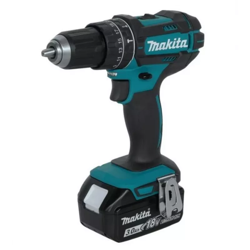 Puurmasin Makita DHP482RFJ 1900 RPM 1.8 kg Must, Sinine