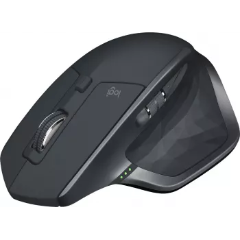 Juhtmevaba hiir Logitech MX Master 2S Bluetooth Edition Must — ergonoomiline, Bluetooth ja USB-vastuvõtja ühenduvus, laetav aku