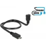USB-kaabel DeLOCK 83925 USB 2.0 0,5 m Micro-USB B USB C must