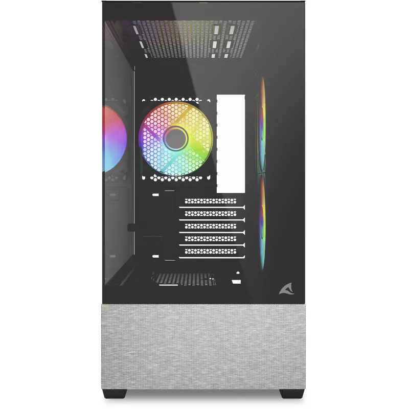 Sharkoon korpus MK7 ARGB mATX 2x klaasiga