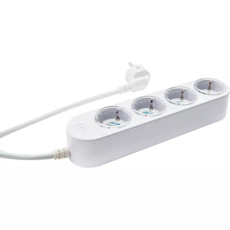 Nutikas 12A Shelly Power Strip 4 Gen4 Zigbee/Matter toiteplokk
