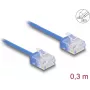 DeLOCK RJ45 Cat.6 UTP võrgukaabel 0,3 m sinine