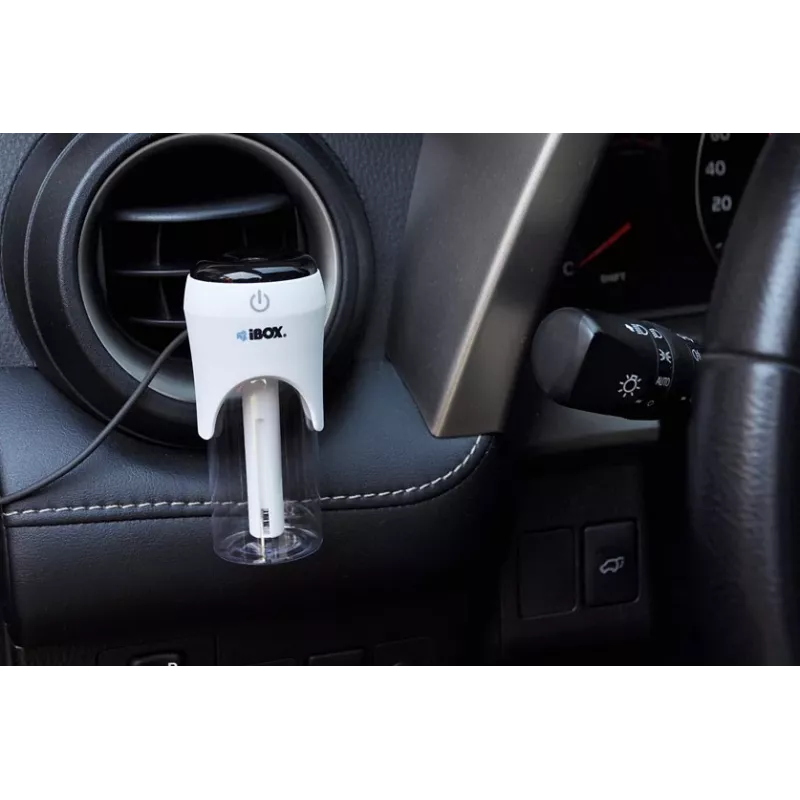 iBox ICCH-01 Auto USB-laadija koos õhuniisuti ja aroomidifuusoriga