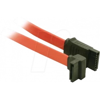 SATA-kaabel S/CONN 78243-0.5 0,5 m SATA 7-kontaktiline punane