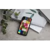 iKinsi telefonikott iPhone XR-ile — kirsipuuõie muster, must
