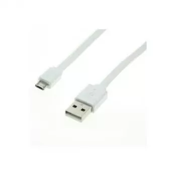 ROLINE - USB-kaabel - USB Type A, 4-kontaktiline (M) - 5-kontaktiline Micro-USB Type B (M) - 1 m (USB/USB 2.0) - Vormitud - Valge (11.02.8761)
