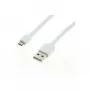 ROLINE - USB-kaabel - USB Type A, 4-kontaktiline (M) - 5-kontaktiline Micro-USB Type B (M) - 1 m (USB/USB 2.0) - Vormitud - Valge (11.02.8761)