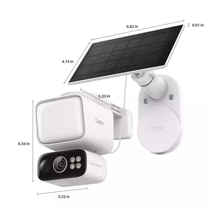 TP-Link TAPO C615F KIT turvakaamera Dome IP turvakaamera Välistingimustesse 2304 x 1296 pikslit Lagi/Sein/Post