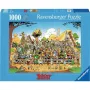 Pusle Ravensburger 1000 tk Värvipusle (Multikad) — 700 mm laius, vanusele 14+