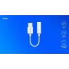 USB Type 3.1 C (M) – Jack 3.5mm (F) Audio adapter Valge SAVIO AK-51
