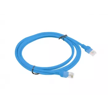 Võrgukaabel LANBERG PCU6-10CC-0200-B Cat6 U/UTP RJ-45 – RJ-45 2 m sinine, CCA-juht, 250 MHz