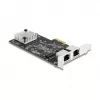 DeLOCK 81261 PCI Express x2 võrgukaart, 2 x RJ45 5 Gigabit LAN