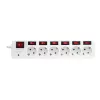 Pikendusjuhe LogiLink LPS250 1,5 m 6 vahelduvvoolu pistikupesa siseruumidesse valge