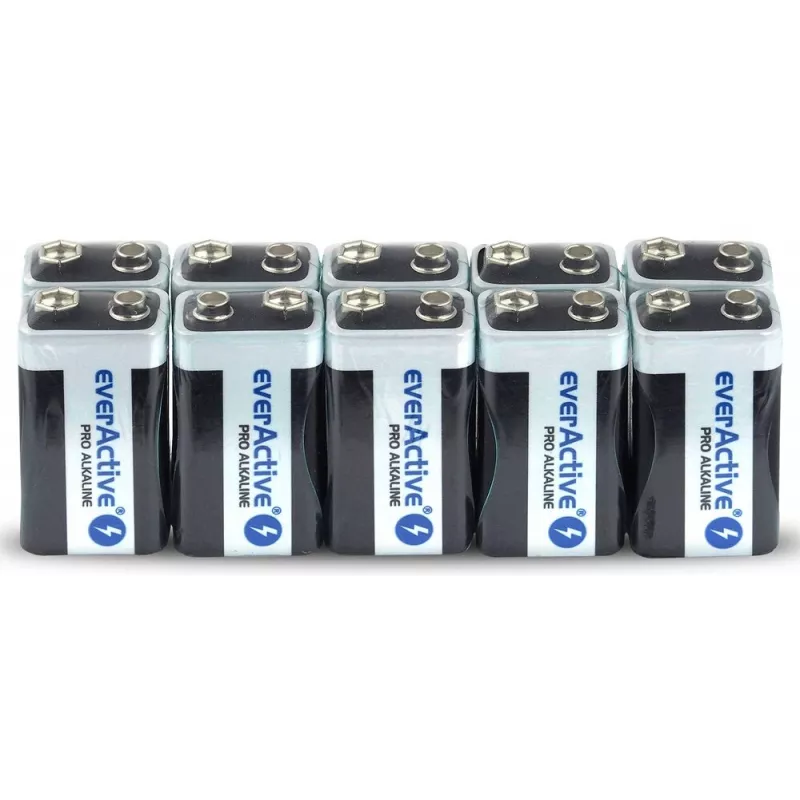 Leelispatarei EverActive Pro Alkaline 6LR61 9V