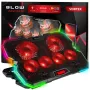 6 FAN VORTEX RGB sülearvuti jahutusalus
