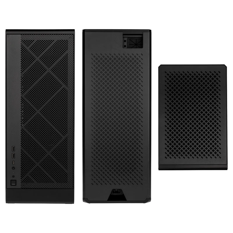 SilverStone ALTA G1M - microATX torn - micro ATX - toiteplokita (SFX12V/SFX-L12V) - must - USB/heli