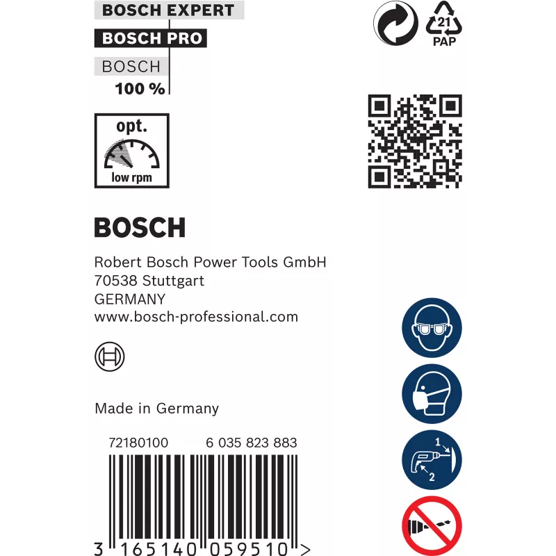 Boschi paigalduspuurid, 600 mm