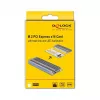 PCI Express x16 kaart DeLOCK 90566 NVMe M.2 Key M