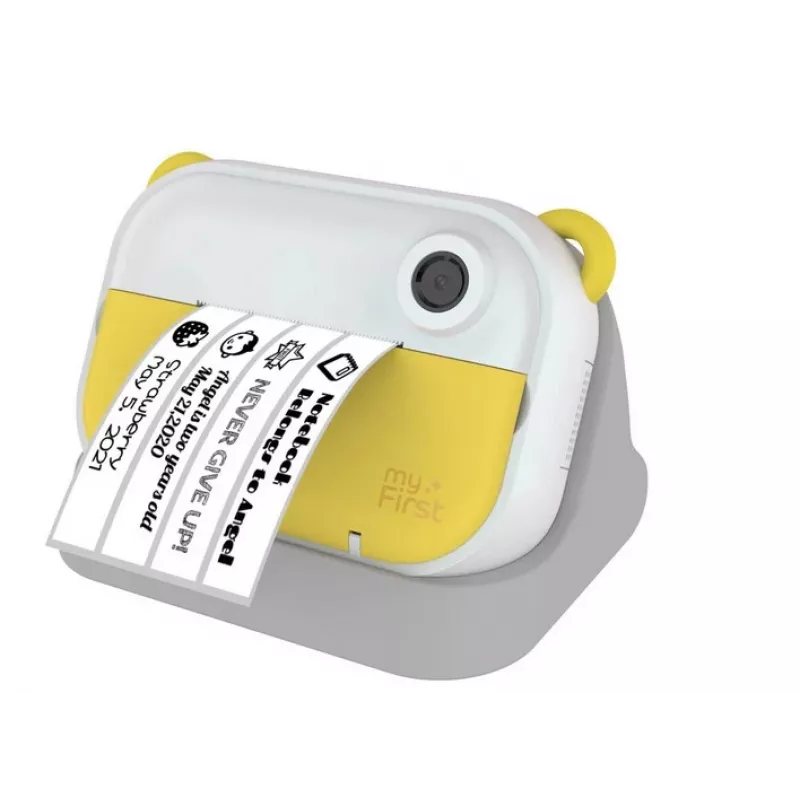 Laste digikaamera Xrec myFirst Insta Wi, mudel FC2402SA-YW01, alates 3. eluaastast, 232 g, hall/valge/kollane