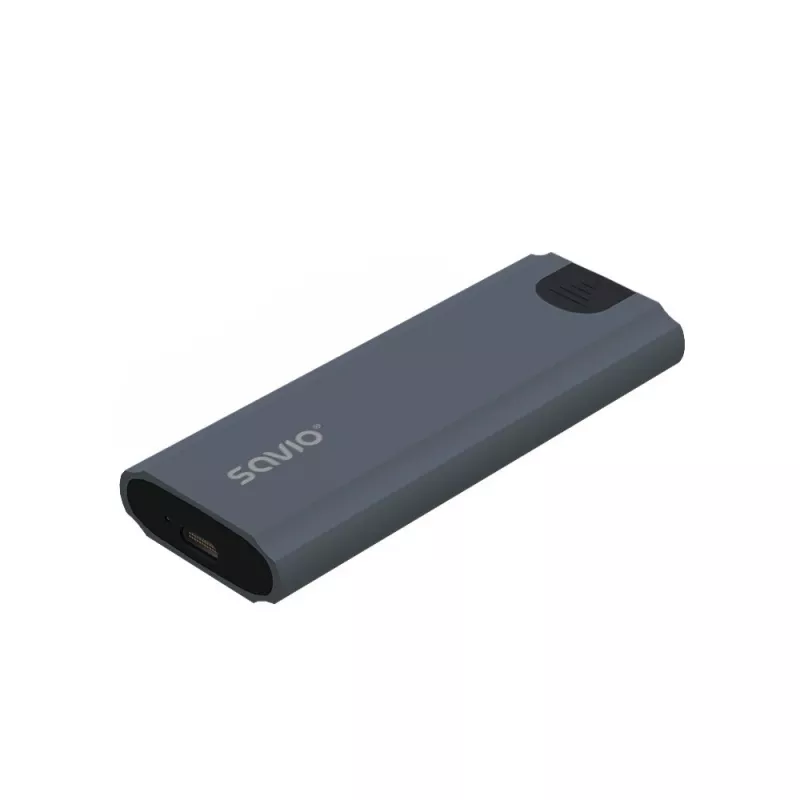 M.2 SSD korpus SAVIO AK-67 hall, USB 10 Gbit/s, ühe M.2 draivi tugi