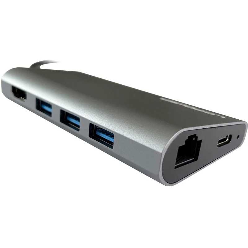 Sülearvuti dokk LC-Power LC-HUB-C-MULTI-5 USB 3.2 Gen 1 USB-C juhtmega