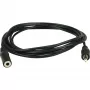 Wentronic Goobay 3,5 mm pistikupikenduskaabel, must, 3 m - 3,5 mm pistik (3-kontaktiline, stereo) > 3,5 mm pesa (3-kontaktiline, stereo) (50432)