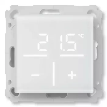 Klaasseina termostaat Homematic IP 161333A0 CO2-anduriga, digitaalne RF, 230 V, 54,5×54,5×29 mm