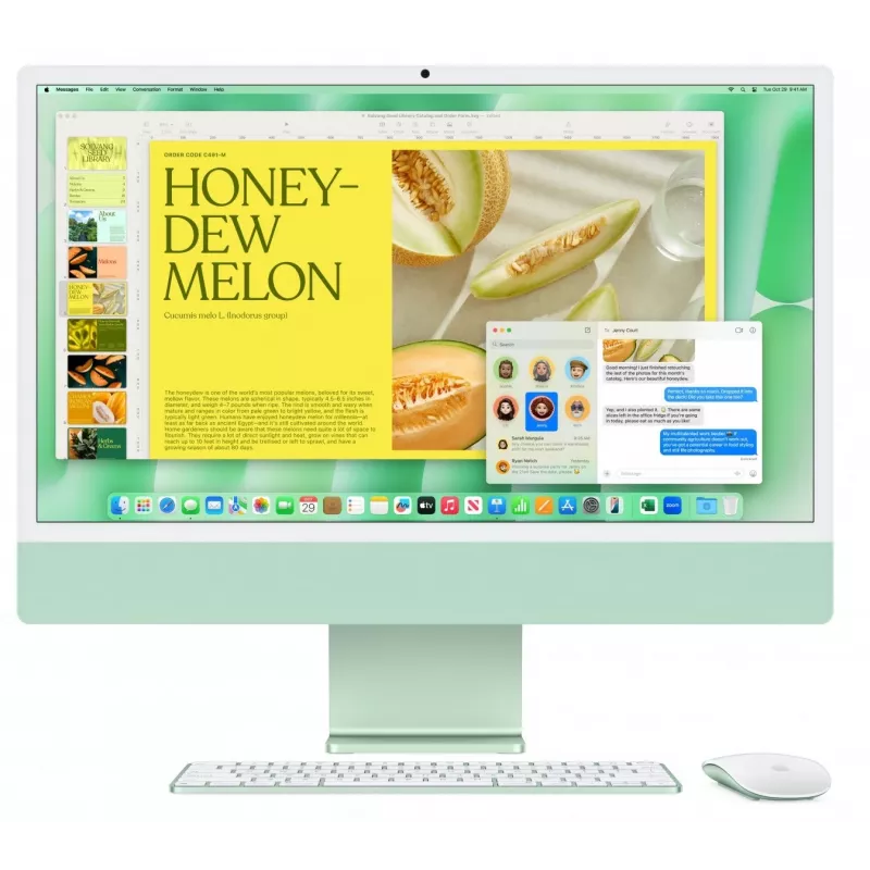 iMac 24 tolli: M4 10/10, 24GB, 512GB SSD - Roheline