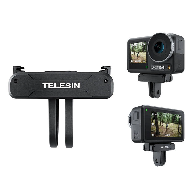 Magnetiline kahe küünisega adapter Telesin OA-TPM-T04 DJI Action 4/3 kaamerale