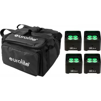 LED-trossivalgusti EUROLITE TL-4 4x koos pehmekotiga, kompaktne lava-/klubivalgusti