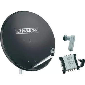 Satelliidisüsteem SCHWAIGER SPI9961SET6 8-le osalejale, antratsiit