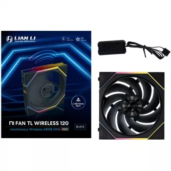 Lian Li UNI FAN TL 120 mm ARGB korpuseventilaator - must
