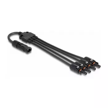 Kaabliharu DeLOCK DL4 Solar Splitter kaabel 1 x isane kuni 4 x emane 50 cm must