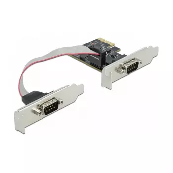 Laienduskaart DeLOCK PCI Express x1 kuni 2 x jada RS-232