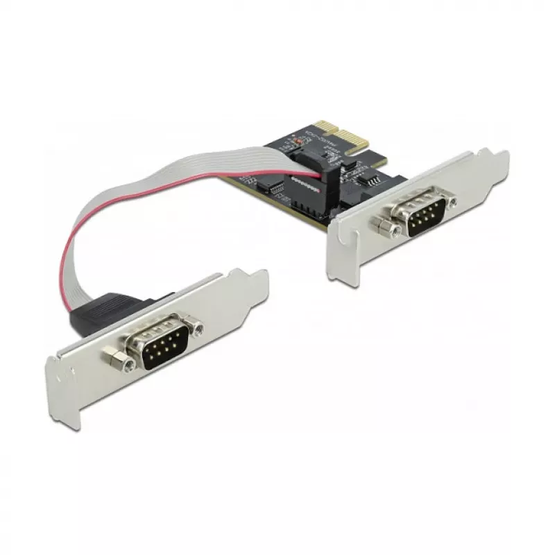 Laienduskaart DeLOCK PCI Express x1 kuni 2 x jada RS-232