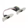 Laienduskaart DeLOCK PCI Express x1 kuni 2 x jada RS-232