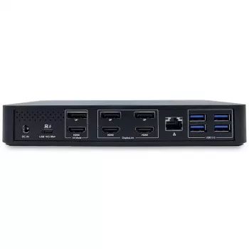 TERRA 1480375 sülearvuti dokk/pordireplikaator Juhtmega USB 3.2 Gen 1 (3.1 Gen 1) USB-C Must