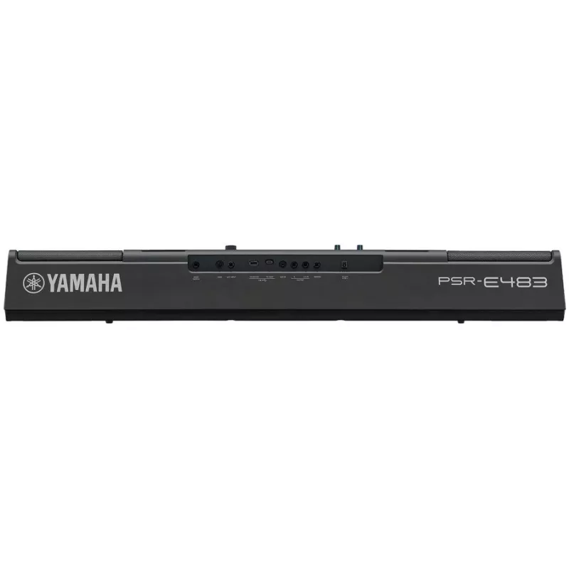 Klapiyastik YAMAHA PSR-E483 — 61-klahviga kaasaskantav arranžeerijaklaviatuur puutetundlikkusega ja USB-MIDI-ga
