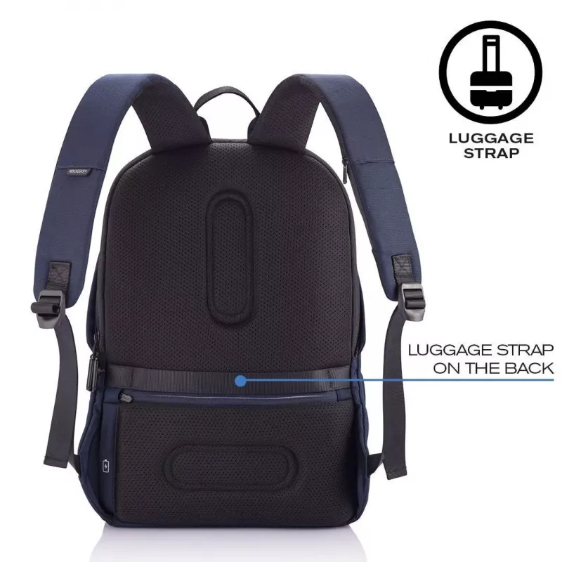 Igapäevane seljakott XDDESIGN Bobby Soft 15,6-tollise sülearvutipesaga, 16 l, tumesinine, PET