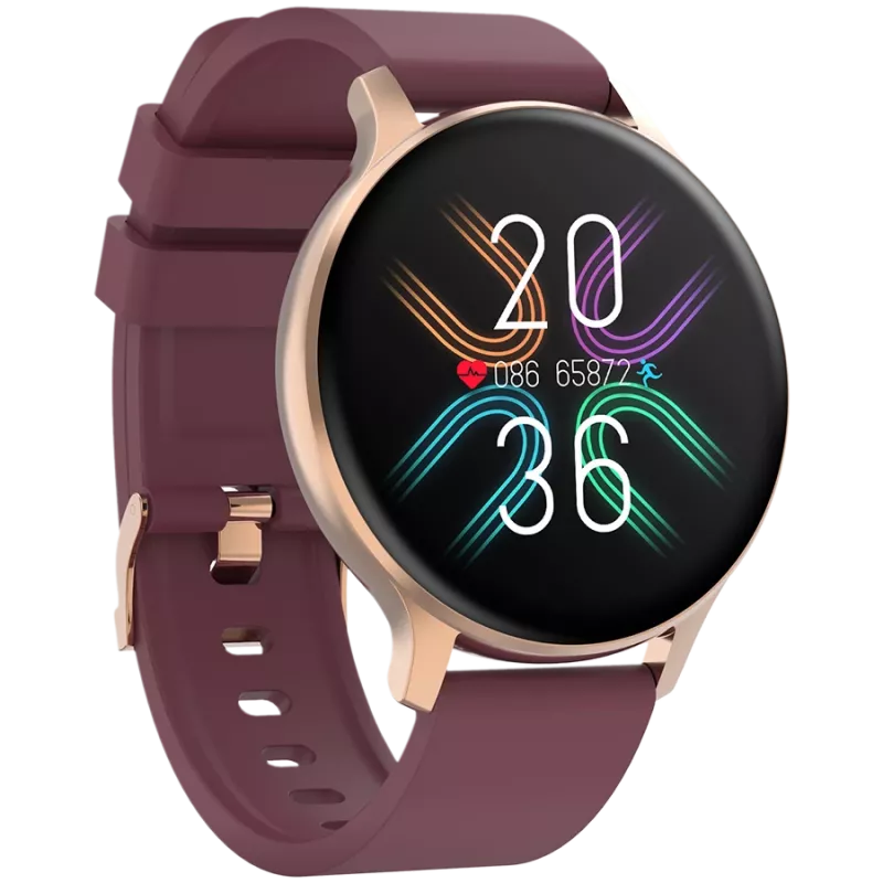 Smartwatch Badian SW-68 roosakuldne punane 45 mm EE