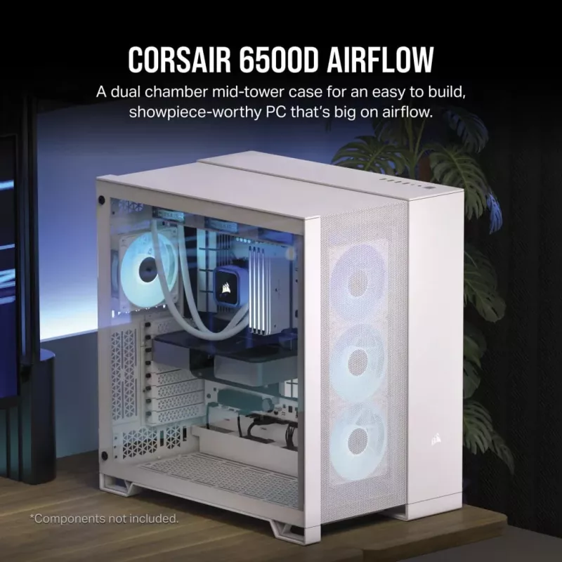 Corsair 6500D AIRFLOW Midi Tower Valge