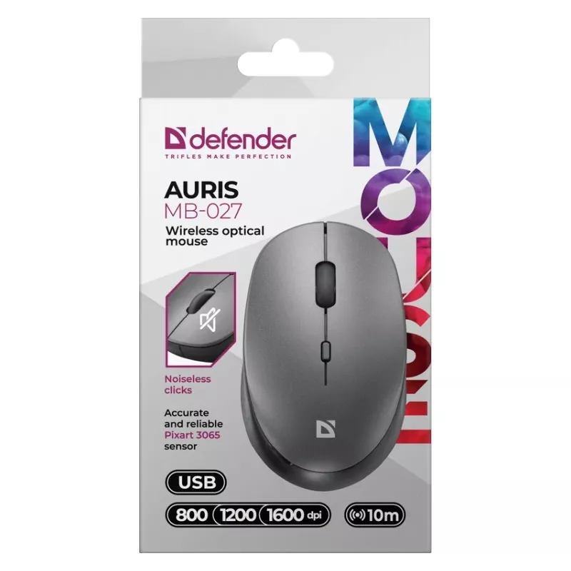 Juhtmevaba hiir DEFENDER AURIS MB-027 liides