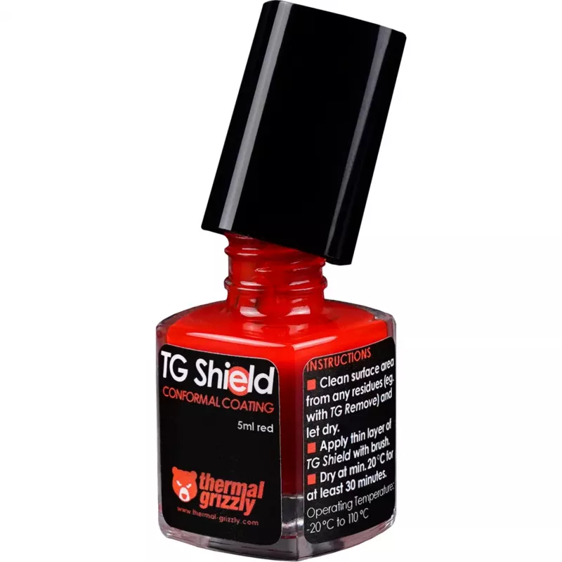 Jahutusvedelik Thermal Grizzly TG-ASH-050-RT, termopasta 5 ml, saadaval must/punane/läbipaistev