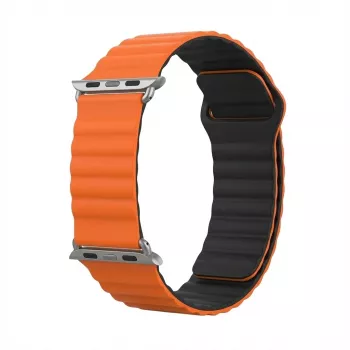 GUAN Premium käepael Apple Watchile 38/40/41/42mm — oranž ja must