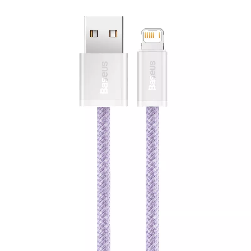 Baseus Dynamic kaabel USB - Lightning, 2.4 A, 2 m (lilla)