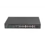 Haldamatu lüliti LANBERG RSFE-16P-2C-250 — 18-port Gigabit, 16x PoE+ (30W), 2x SFP, 250W, 1U, metall, riiulipaigaldus